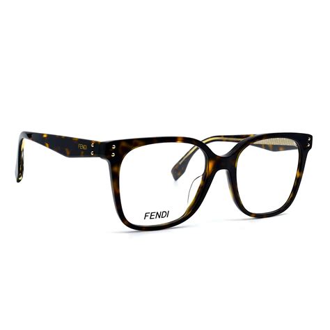 fendi fe50004i|NEW FENDI FE50004I 052 DARK HAVANA HAVANA .